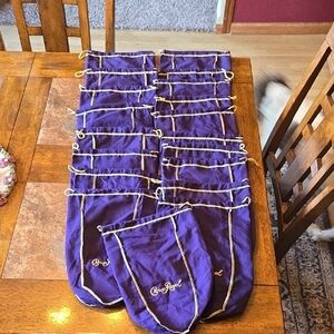 Crown Royal Purple Drawstring Bags